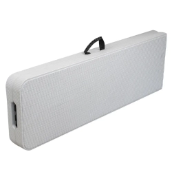Стул складной переносной (материал HDPE, 183х30х43см,белый) WMC TOOLS WMC-SN180W