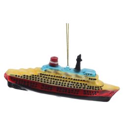 GAEM Украшение новогоднее "Корабль", L15 W3 H6 см