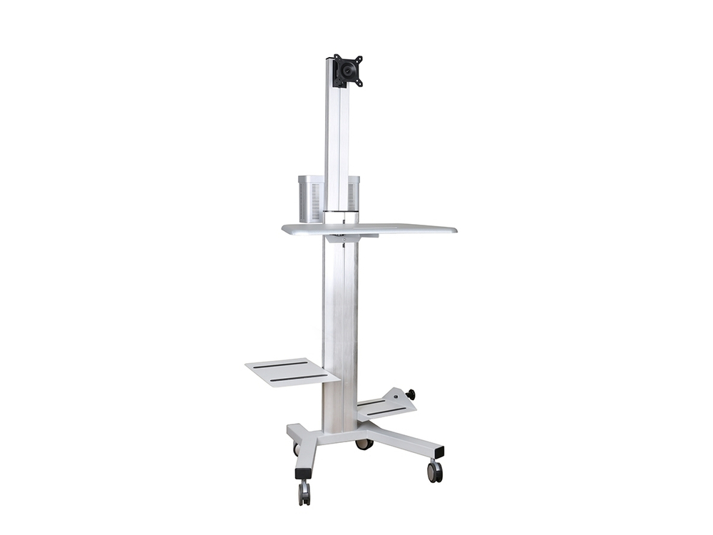 Стойка для монитора напольная ErgoFount KFT 1601 Silver