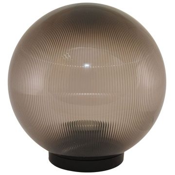Светильник садово-парковый шар дымчатый с огранкой d=200 мм