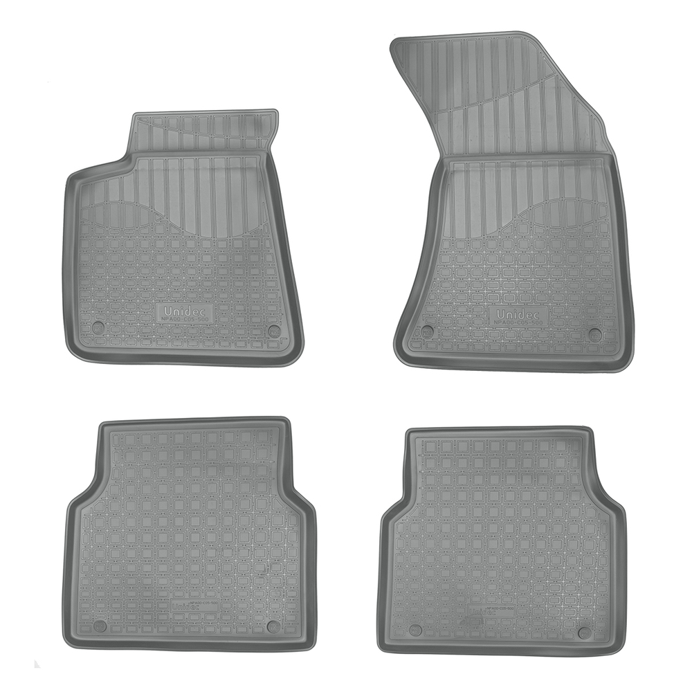 Ковры в салон Norplast/Unidec для Audi A8 в кузове D4:4H (2010-), Серый, арт.NPA00-C05-500-G