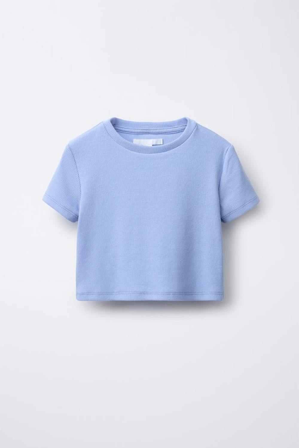 ZARA РУБАШКА OXFORD В ПОЛОСКУ С ФУТБОЛКОЙ В РУБЧИК, СИНИЙ