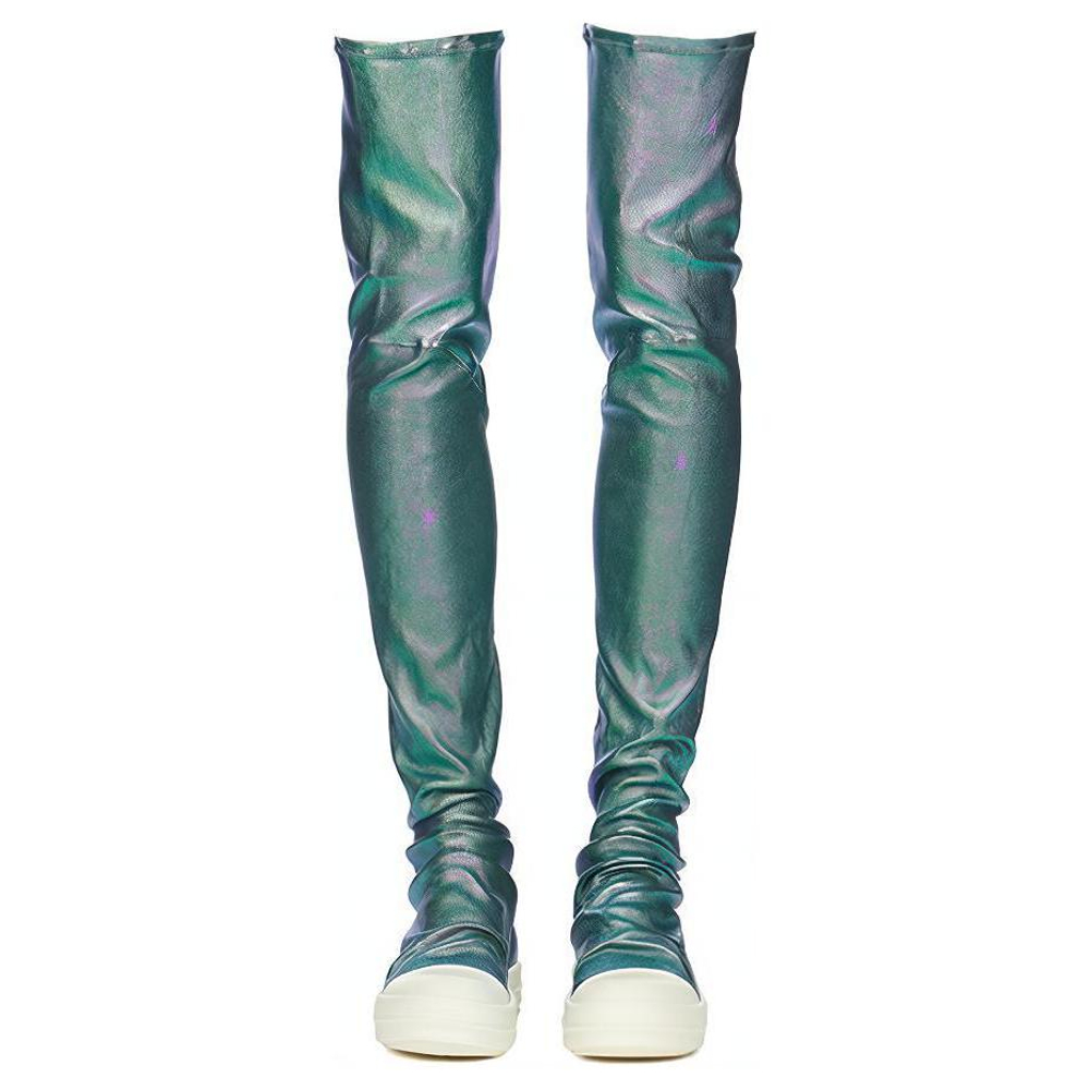 RICK OWENS/RO Over the knee Boots Women"s Cyan