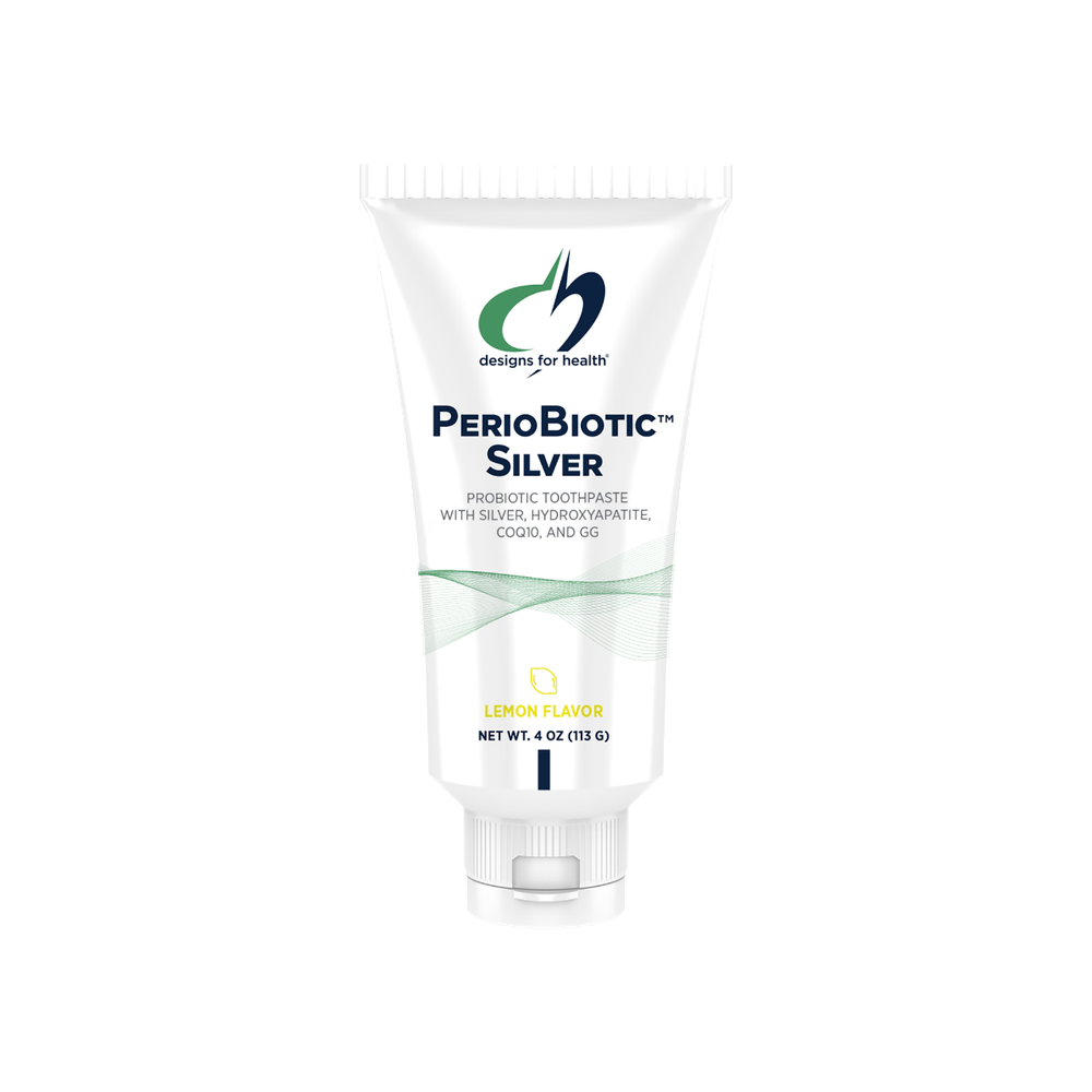 Designs For Health - PerioBiotic Silver Lemon 4 oz (113 g) paste