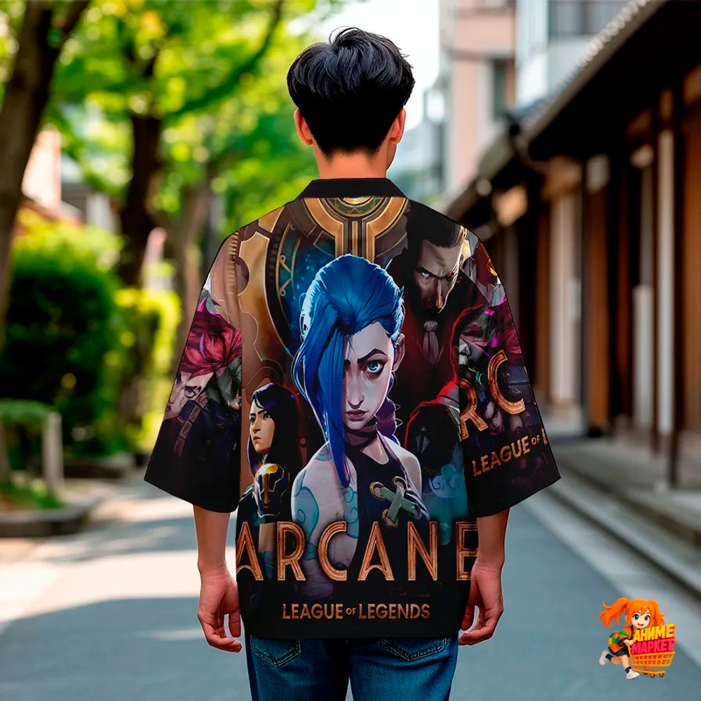 Рубашка хаори японская Arcane