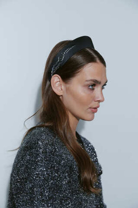 Кокошник с металлическим декором