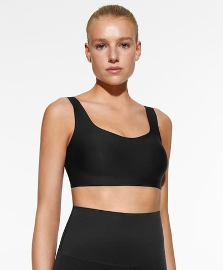 Oysho Спортивный бюстгальтер perfect-adapt, черный