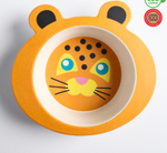 4591217 Миска детская из бамбука, цвет и рисунок МИКС