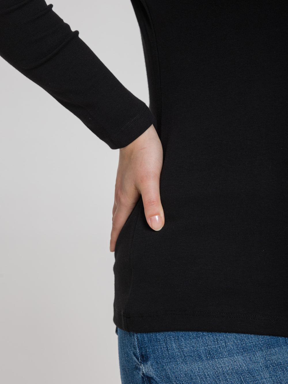 Лонгслив ЛНр-006/черный