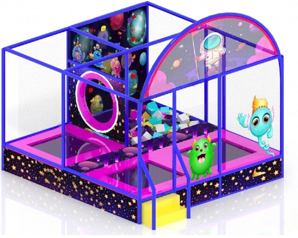 Батутный комплекс «Космос» (12м х 5.5м х 3м)