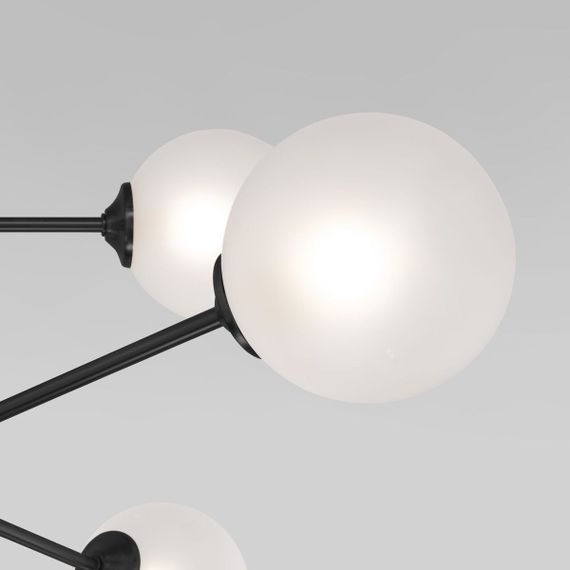 Подвесная люстра Eurosvet Volver 50383 черный Smart