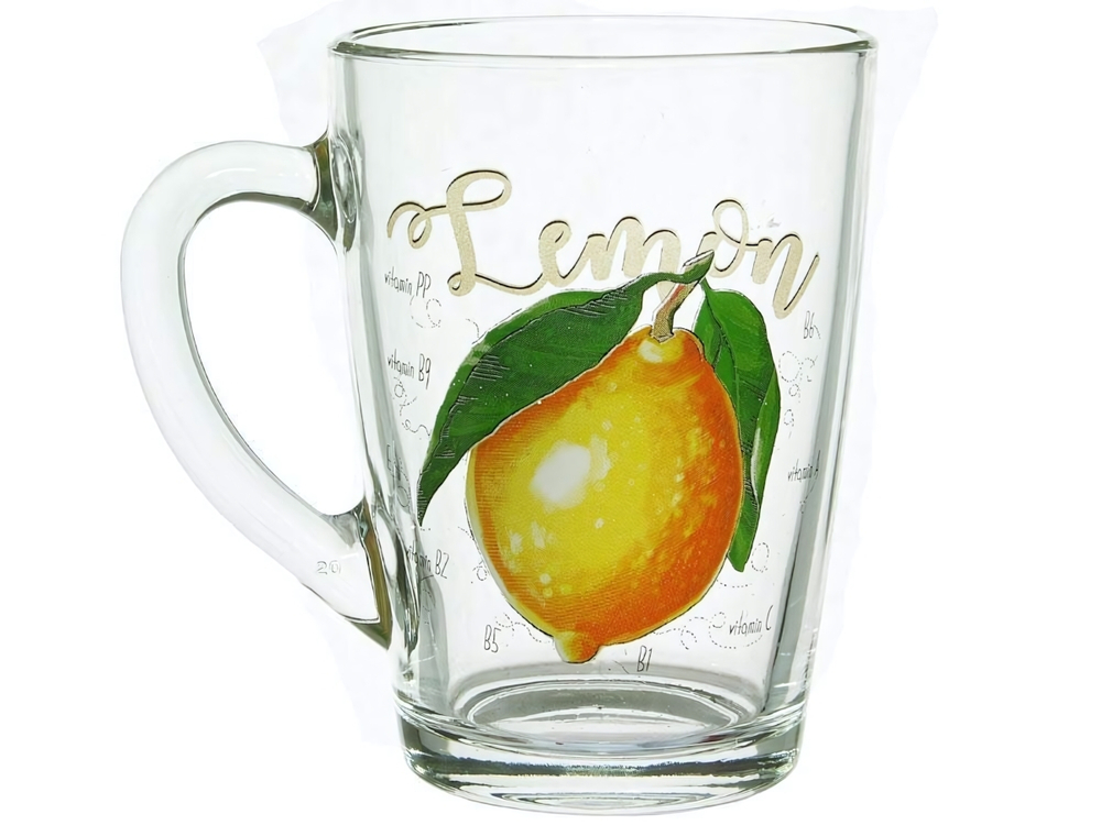 Кружка "Капучино" Полезный лимон 300мл