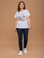 Футболка Фк-127П/белый-париж