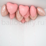 Шары россыпью "Розовые грёзы"