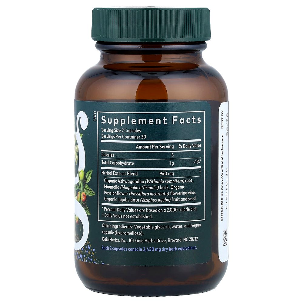 Gaia Herbs, SleepThru®, 60 капсул Phyto-Caps®