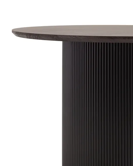 Стол Ballet Ø100 см, темное дерево