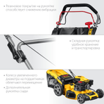 STEHER 510 мм, 6.5 л.с., бензиновая самоходная газонокосилка (GLM-510p)