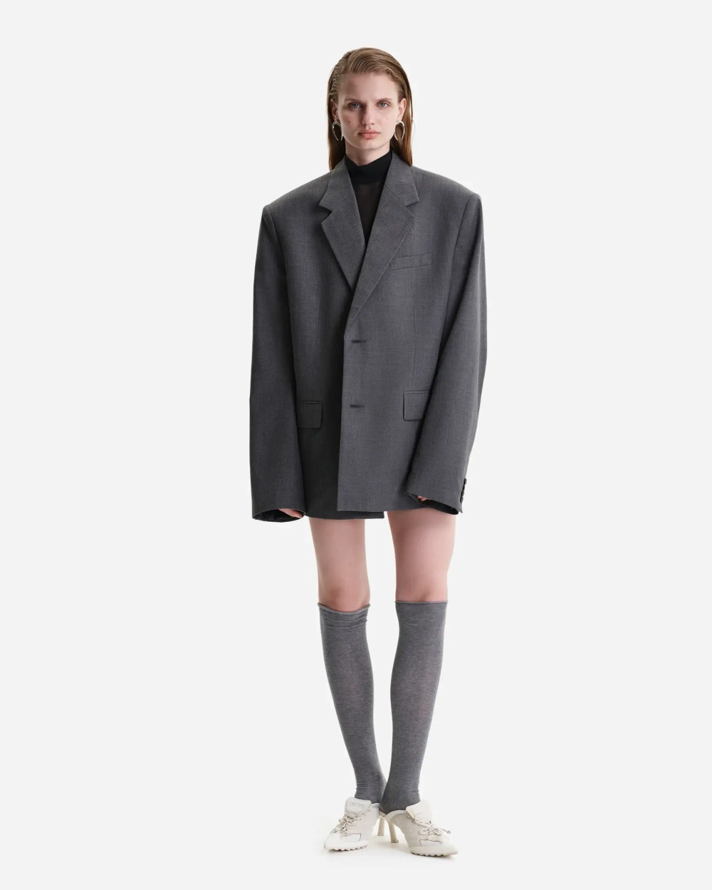 Пиджак Power Suit серый