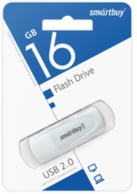 Флешка 16-GB SMART-BUY Scout белый