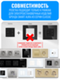 Розетка комбинированная Smart Aura для роутера 220В + интернет RJ45 серия Classic без рамки