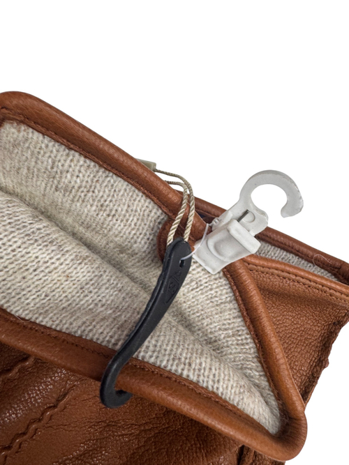 Перчатки. Мужские. Материал верха: Кожа оленя. Подклад: Трикотаж-шерсть. 5 шт в упаковке.