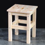 Табурет для кухни, 33х33х45, Ральф, для кухни, деревянный, с ручкой в крышке, массив сосны, Dipriz