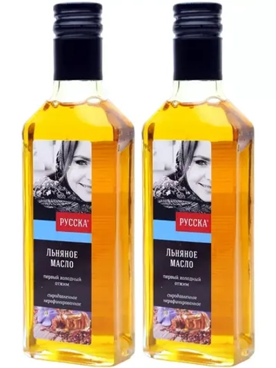 Льняное масло 250г х 2 штуки