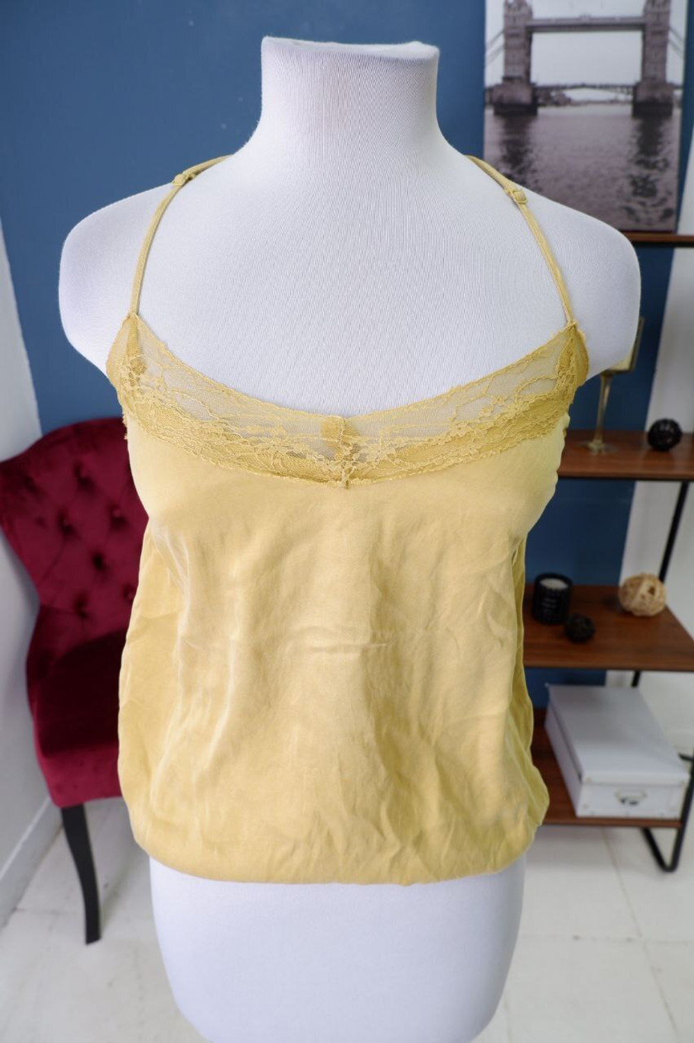 Топ YAYA с кружевом 40 размер