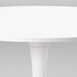 Стол круглый - IKEA DOCKSTA, 103х75 см, белый, ДОКСТА ИКЕА