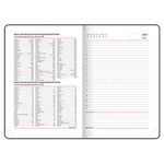 Ежедневник недатированный B6 (127х186 мм), BRAUBERG VISTA, под кожу, гибкий, 136 л., "Paris", 112106