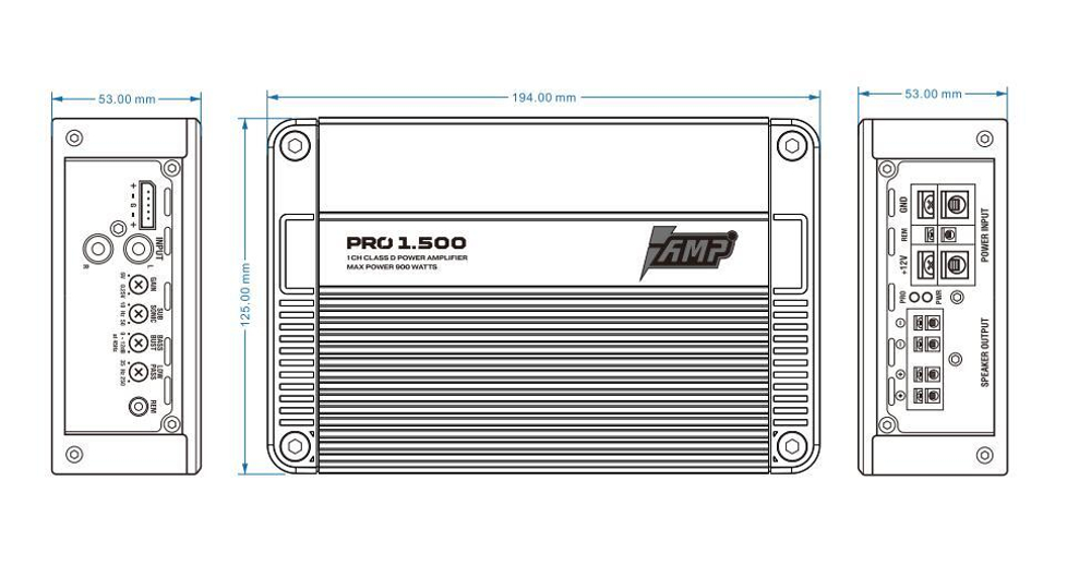 AMP PRO 1.500 Усилитель