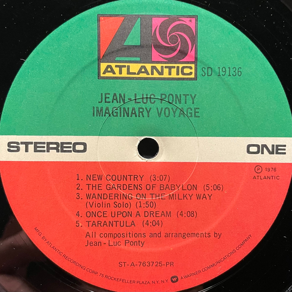 Jean-Luc Ponty ‎– Imaginary Voyage (США 1977.)