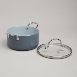 КАСТРЮЛЯ AGNESS С АНТИП. ПОКР. И СТЕКЛ. КРЫШКОЙ 1350 МЛ, 16*8 СМ