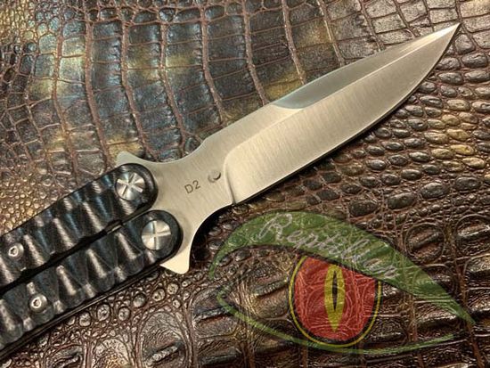 Складной нож бабочка STEELCLAW BAL001 c клинком из стали D2, рукоять G10