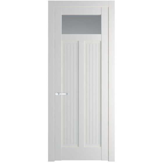 Фото межкомнатной двери эмаль Profil Doors 3.4.2PM крем вайт стекло прозрачное