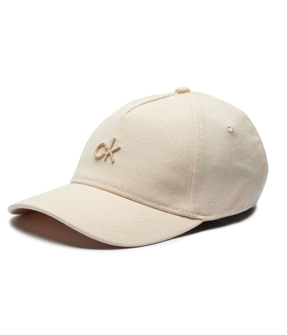 Льняная кепка Calvin Klein - бежевый(K60K613118)