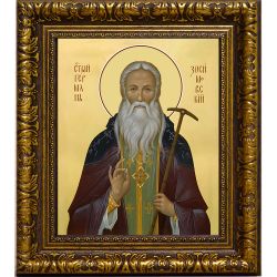 Герман Зосимовский (Гомзин) преподобный. Икона на холсте.