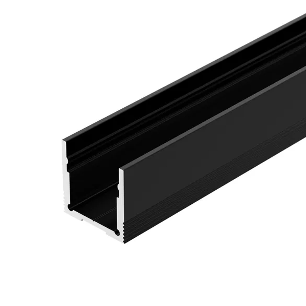 Профиль SL-SLIM20-H20-2000 BLACK (BY) (Arlight, Алюминий) 061371