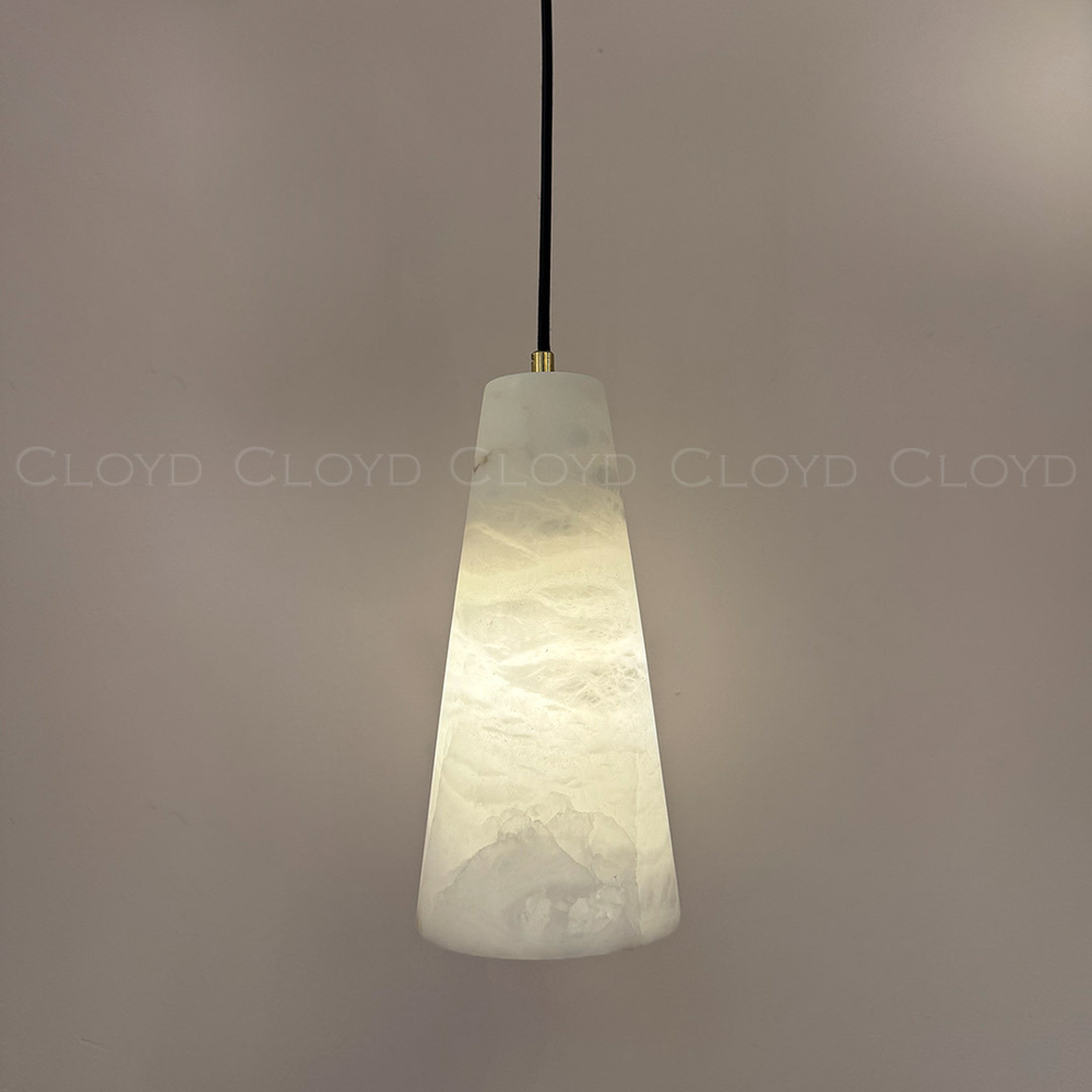 Подвесной светильник Cloyd ANNEX P1 / выс. 25 см - алебастр - латунь (арт.12352)