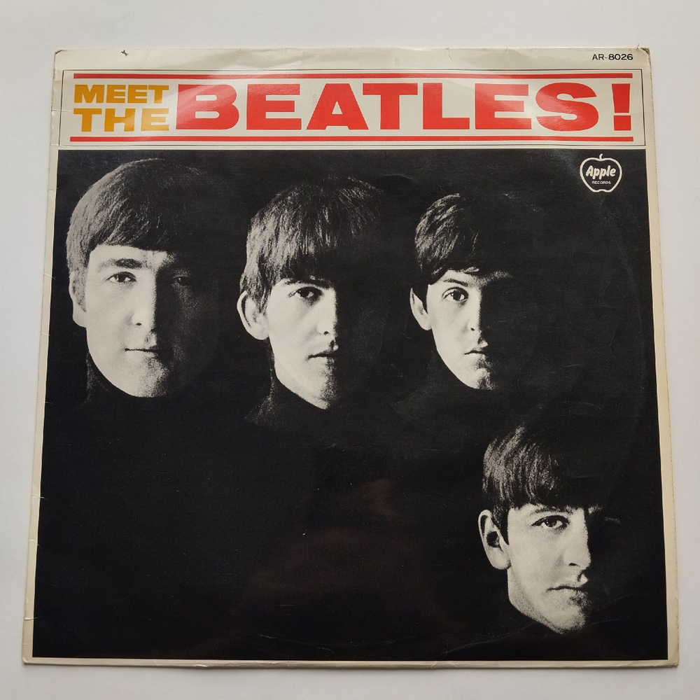 Винтажная виниловая пластинка LP Meet The Beatles (Japan 1969) (No Obi) (Red Wax Vinyl) Love Me Do