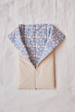 Комплект на выписку Зайчишки тёмные (бежевый)/(конверт+слип+чепчик)