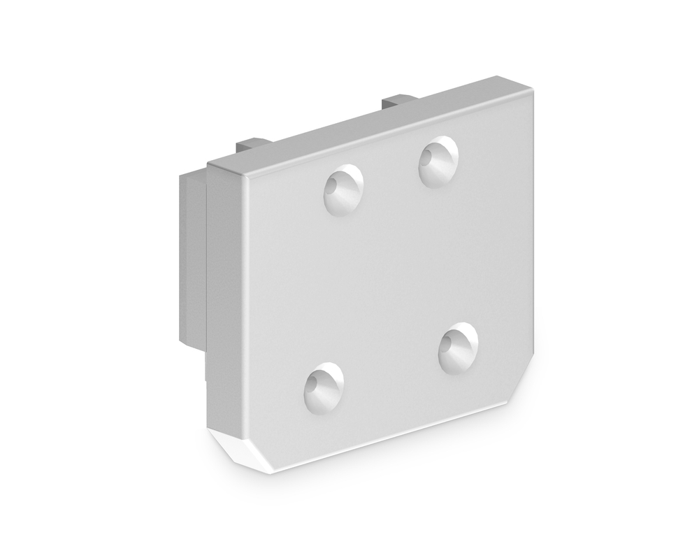 Заглушка демпферная для шинопровода в натяжной потолок Magnetic 220V GL1061 WH белый 64.5*51*16 (2шт)