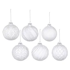 Набор ёлочных украшений freezy magic из коллекции new year essential, 6 шт.