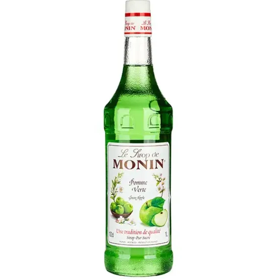 sirop MONIN L&#39;Artiste &quot;Green Apple&quot; 1L