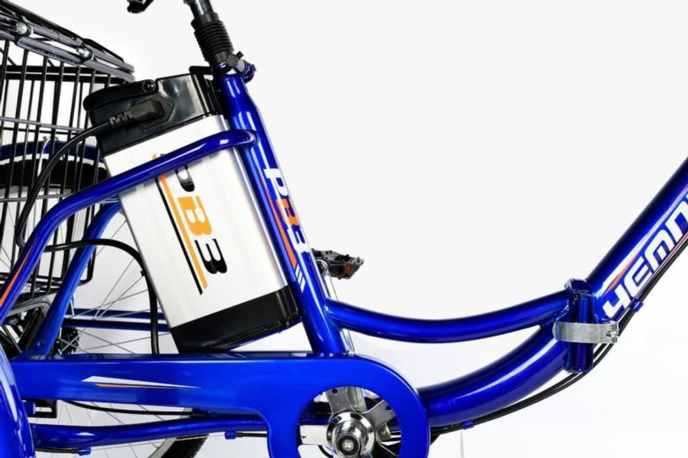Электровелосипед трехколесный РВЗ Чемпион 24" 6 скоростей складной