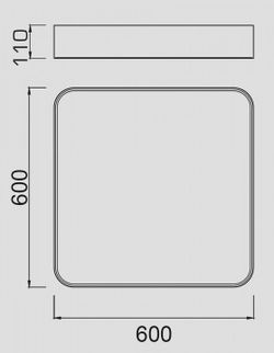 Накладной светильник Mantra Cumbuco 6153