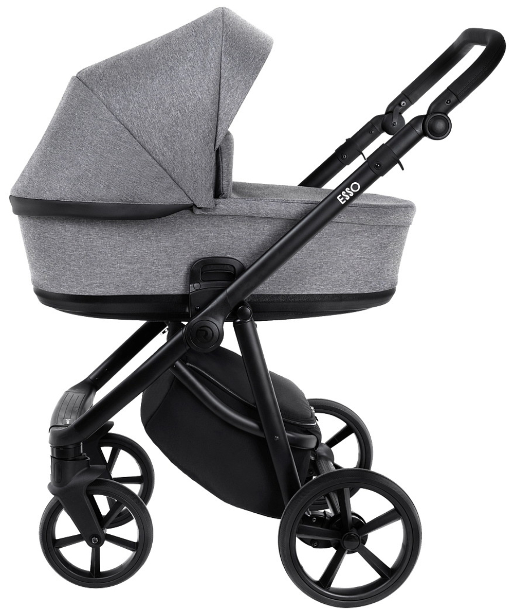 Детская коляска Roan Esso 2 в 1 ESS114/1 Grey/Black