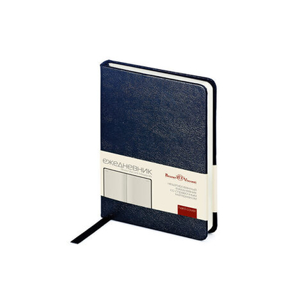 Ежедневник недат. А6 100л., кожзам, тв.пер. "Megapolis. Черный" ляссе