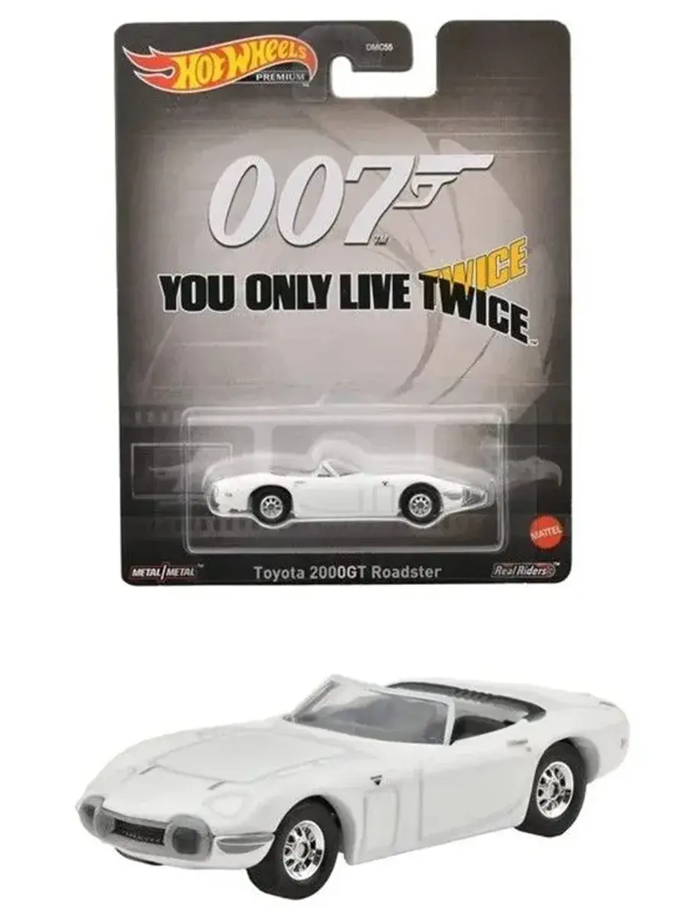 Машинка Хот Вилс Премиум Toyota 2000GT Roadster DMC55 HKC27