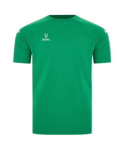 Футболка тренировочная CAMP 2 Training Poly Tee, зеленый/белый